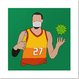 Rudy Gobert - Coronavirus Posters and Art